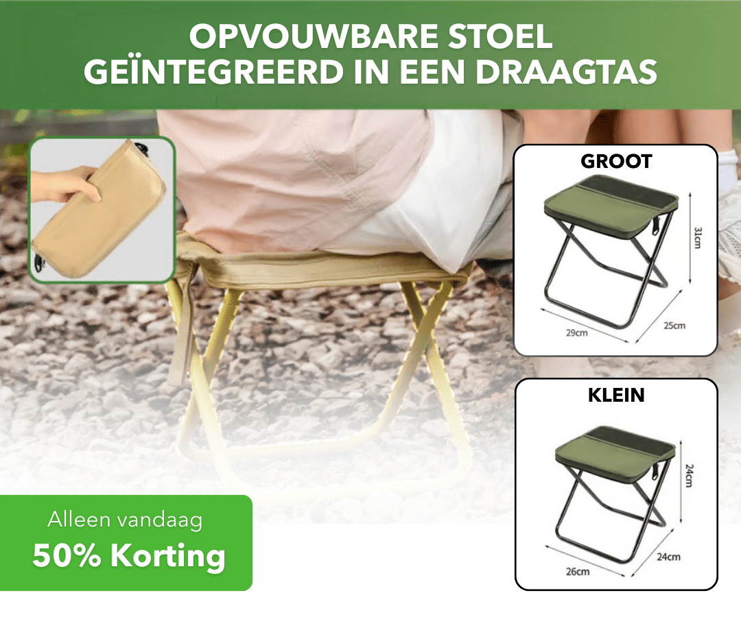 FoldSeat™ - Opvouwbare stoel geïntegreerd in een draagtas - LOOLA
