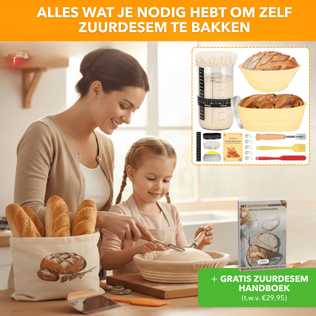 BreadEasy™ – Complete starterset voor eenvoudig zuurdesembrood - LOOLA