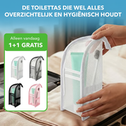 WashBag™ - Waterbestendige toilettas die zelfstandig rechtop blijft