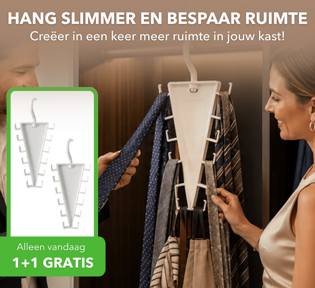 ClosetSpin™ - 360° draaibare hanger voor riemen, sjaals en accessoires - Plofje