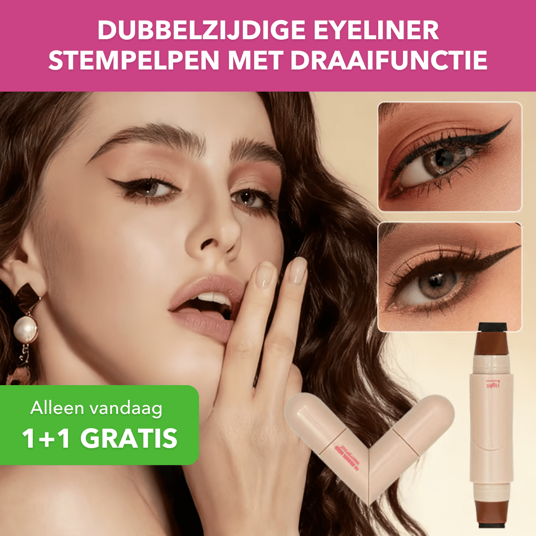 WingPro™ - Dubbelzijdige eyeliner stempelpen met draaifunctie - LOOLA