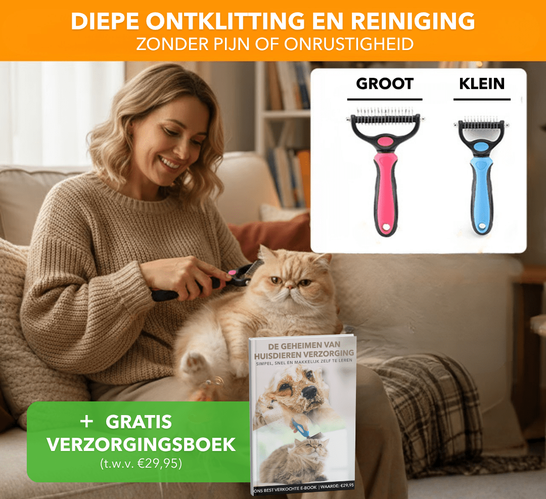 PetCare™ - Professionele verzorgingsborstel voor huisdieren - Plofje