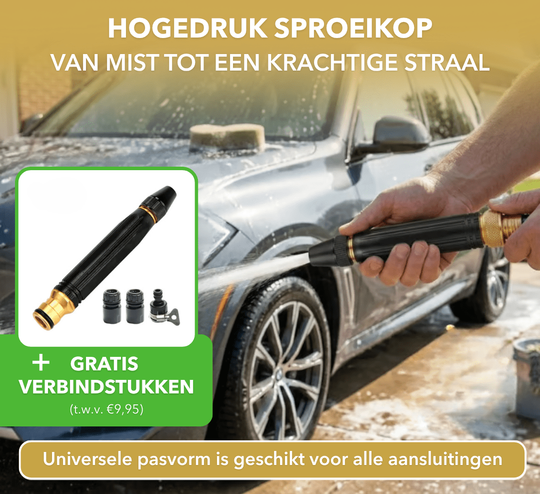 PowerJet™ - Hogedruk sproeikop met krachtige straal - Plofje