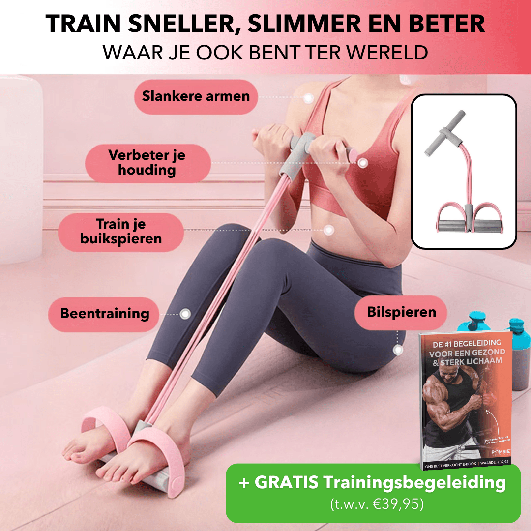 FlexTrainer™ - Multifunctionele weerstandsband voor full-body training - Plofje