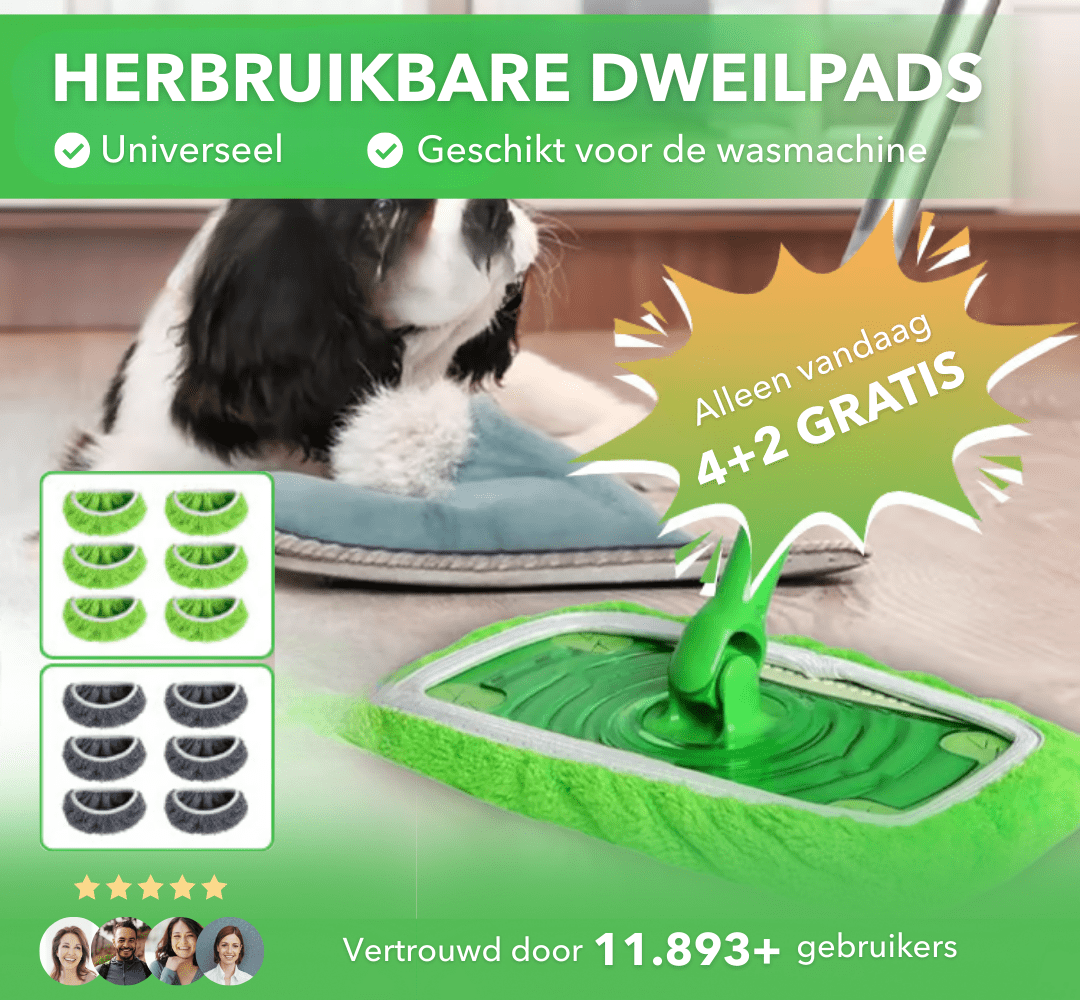 CleanPad™ - Universele en wasbare dweilpads voor thuis - LOOLA