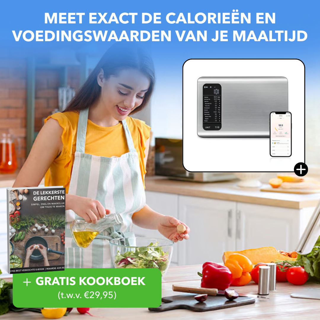 NutriScale™ - Intelligente weegschaal met voedingsanalyse - LOOLA
