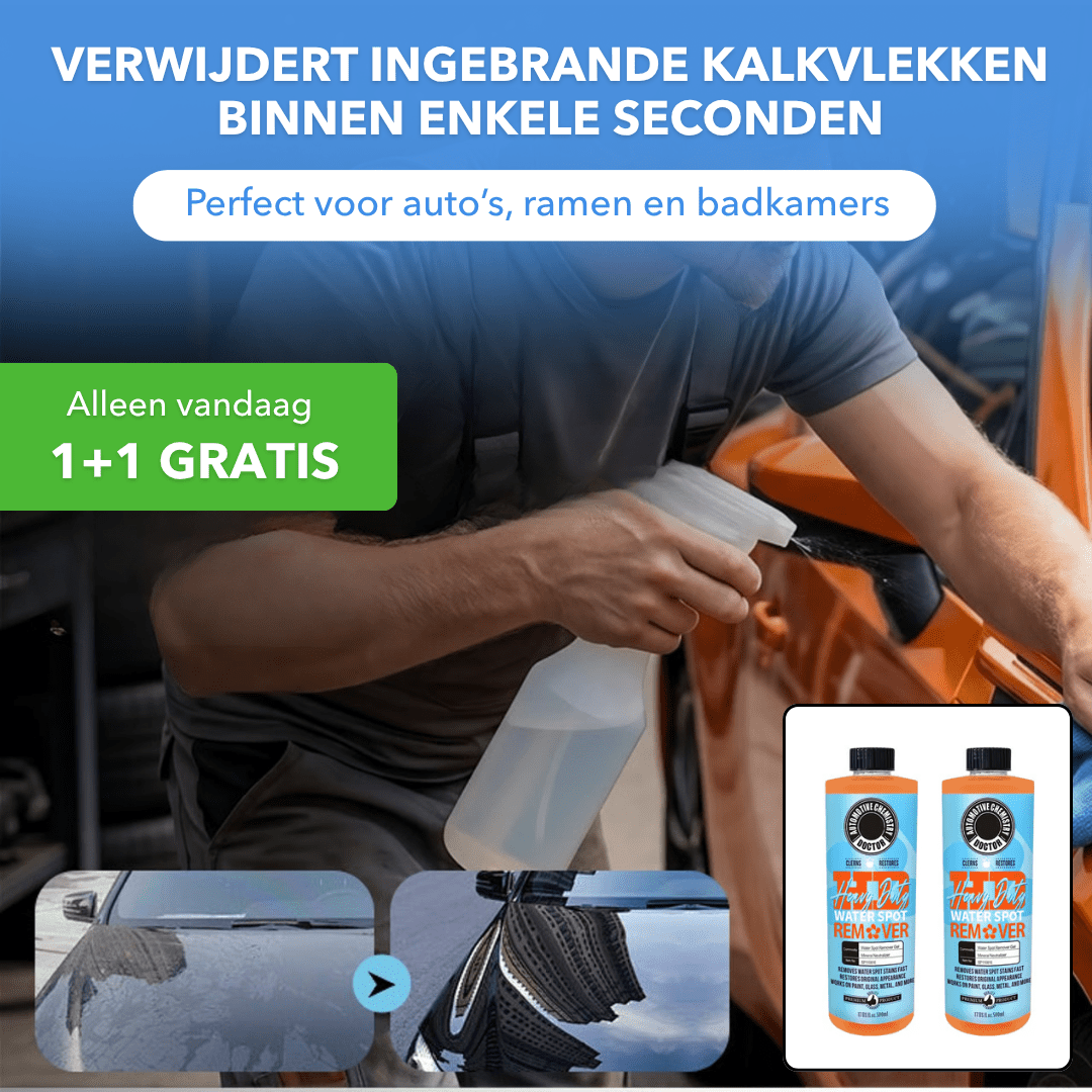 WaterFix™ - Krachtige kalkverwijderaar voor een vlekvrij resultaat - Plofje