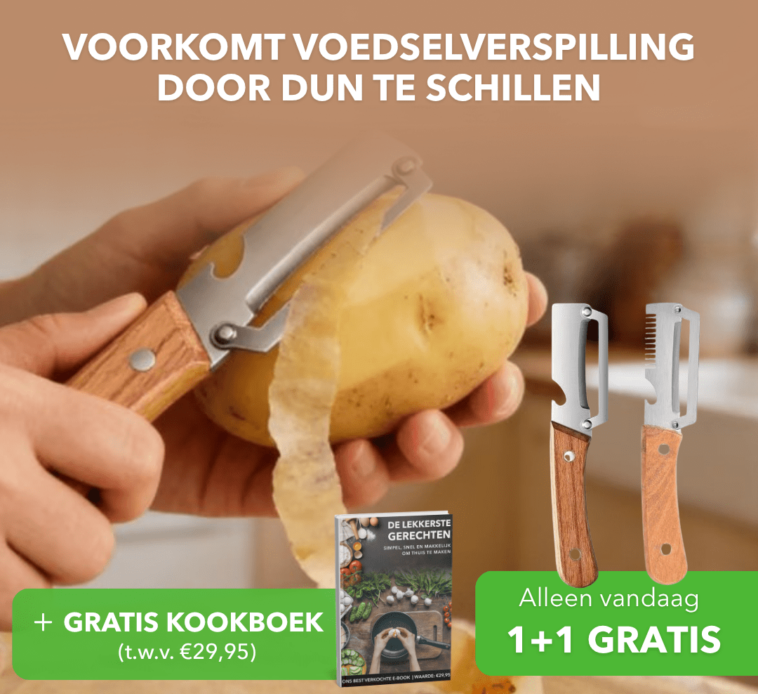 PeelPro™ - Ultrascherpe dunschiller voor fruit en groenten - Plofje