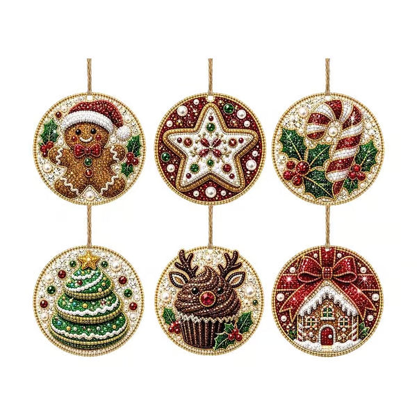 DiamondGlow™ - Diamond painting kerstboomhangers knutselset
