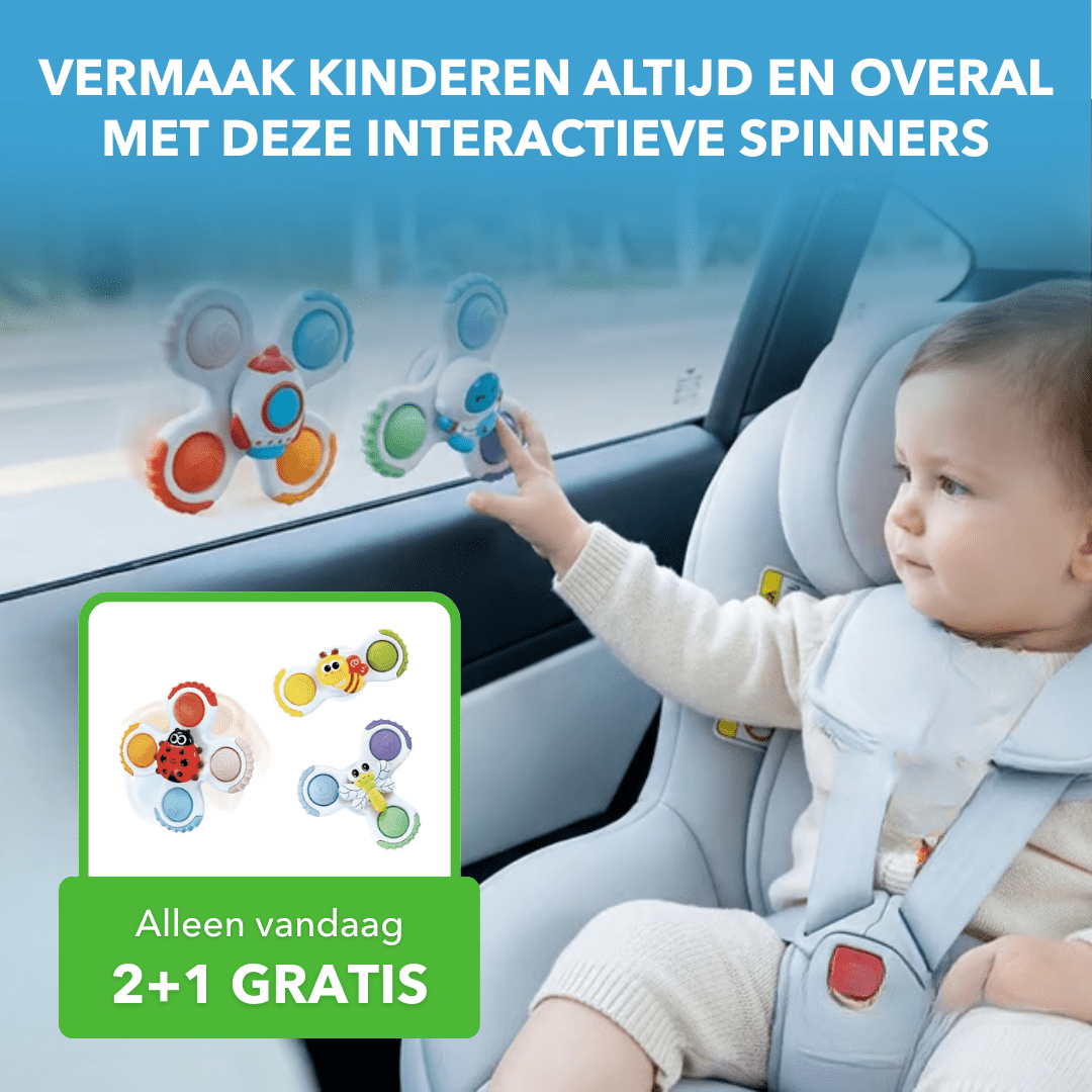 SpinPlay™ - Interactief zuignap speelgoed voor eindeloos speelplezier