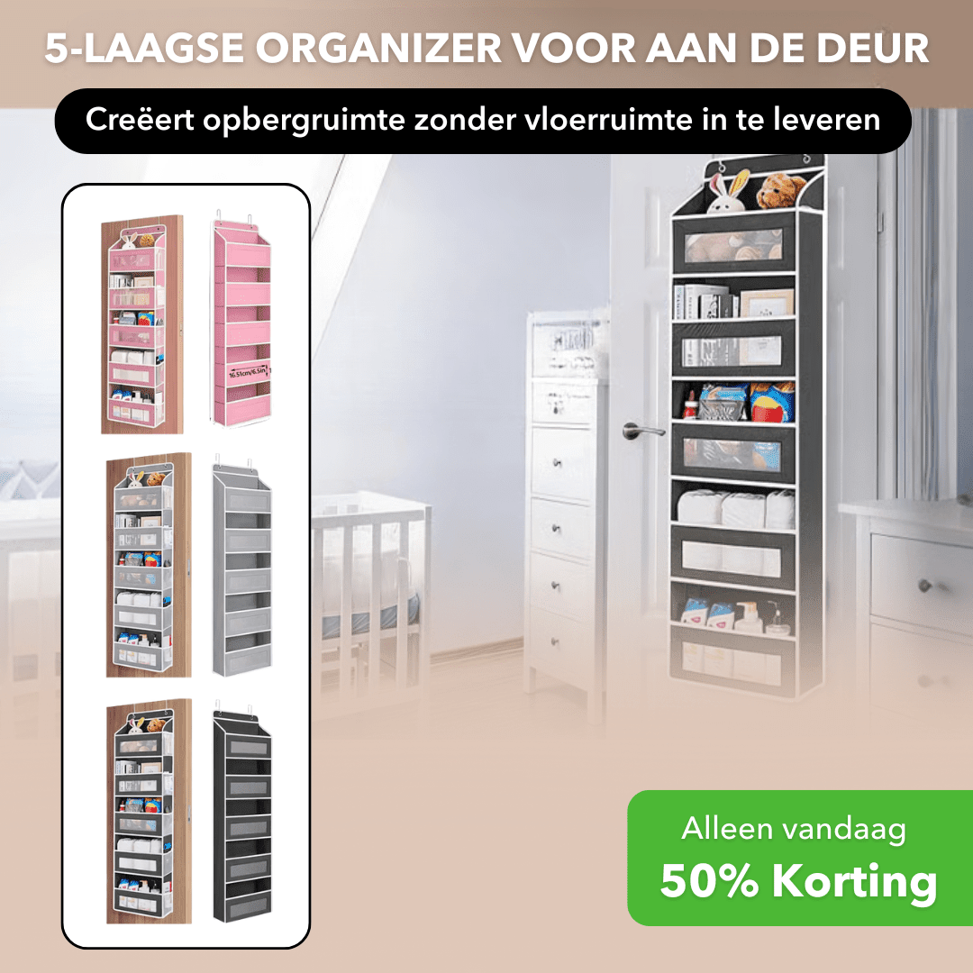 DoorShelf™ - Meerlaagse deurhanger voor extra opbergruimte