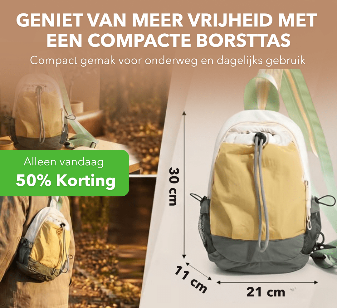FlexBag™ - Waterdichte borsttas met verstelbare schouderbanden - Plofje