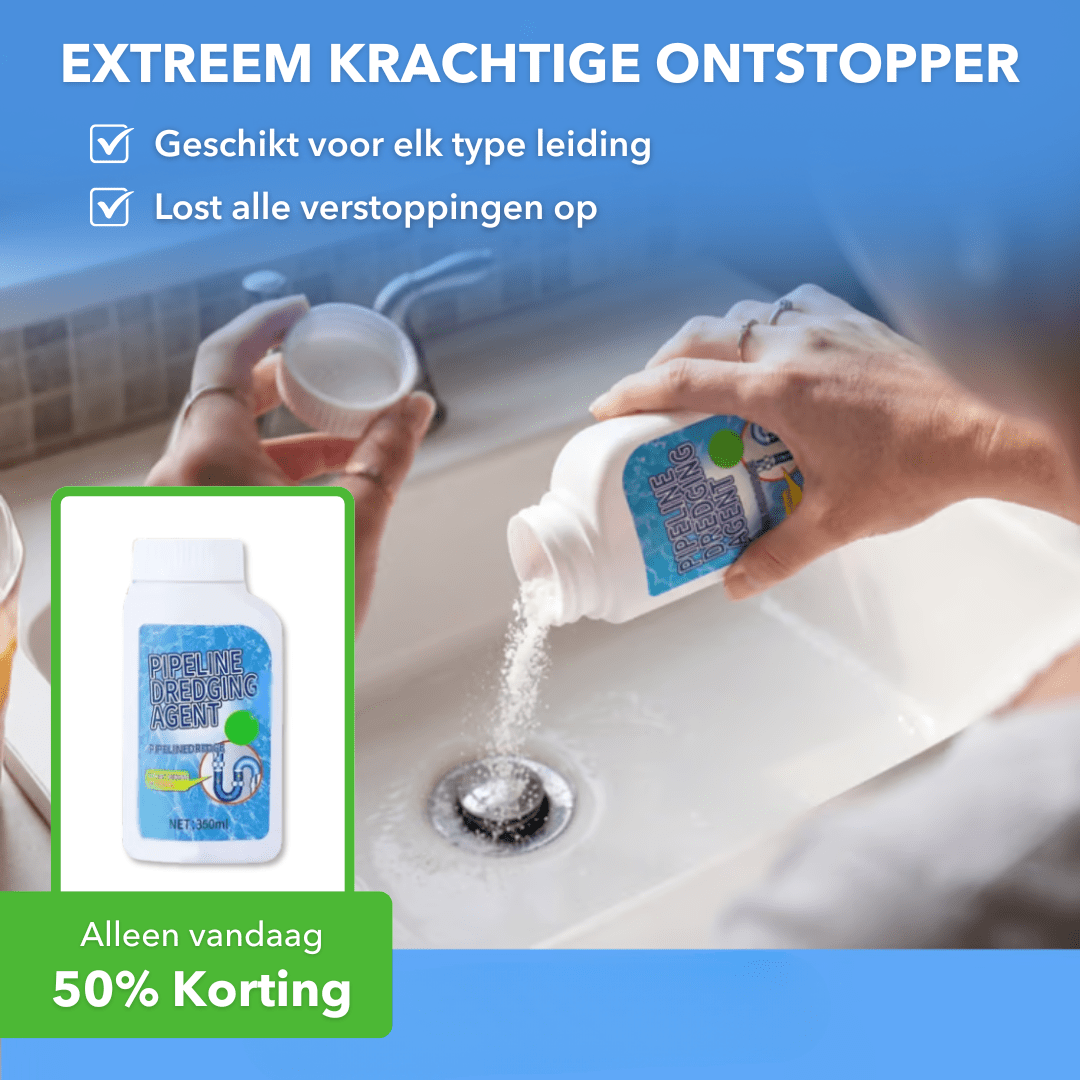 DrainForce™ - Krachtige afvoerontstopper tegen hardnekkige verstoppingen - Plofje