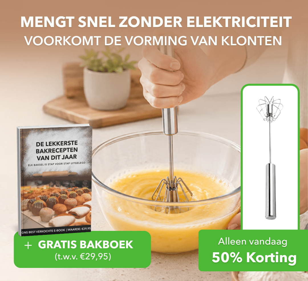 MixMaster™ - Automatische garde voor snel en moeiteloos mengen
