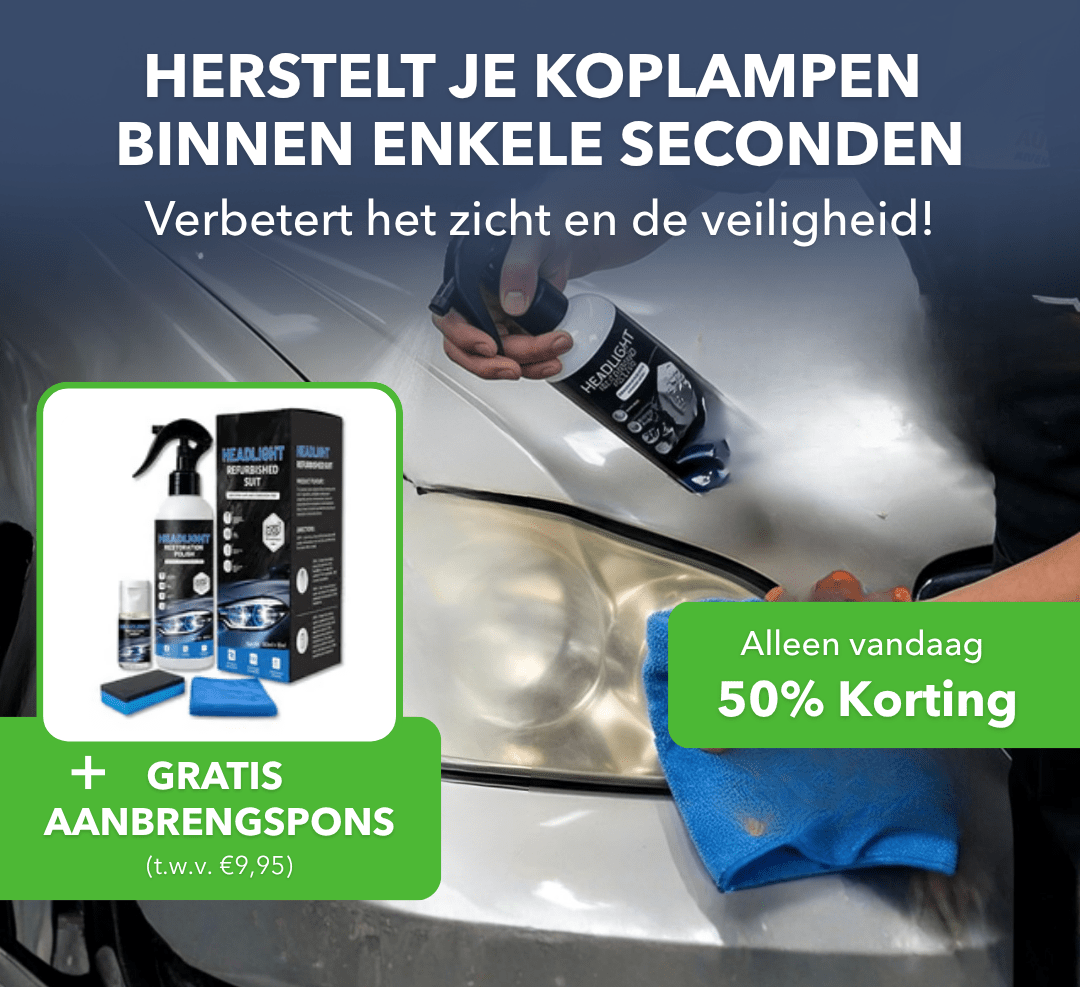 LightPro™ - Herstelpolish voor heldere en stralende koplampen