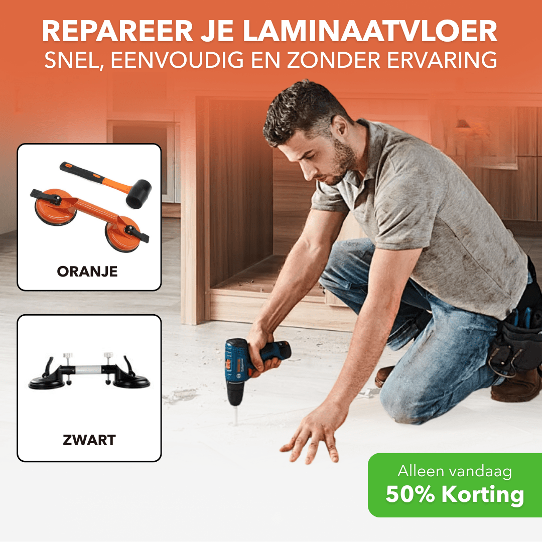 FloorFix™ - Professionele reparatieset voor openstaande vloernaden