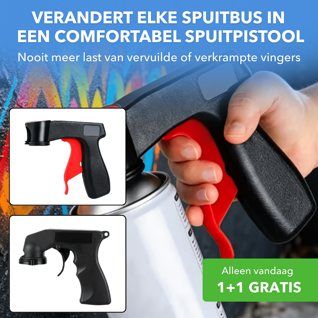 SprayGrip™ - Ergonomische pistoolgreep voor spuitbussen - Plofje