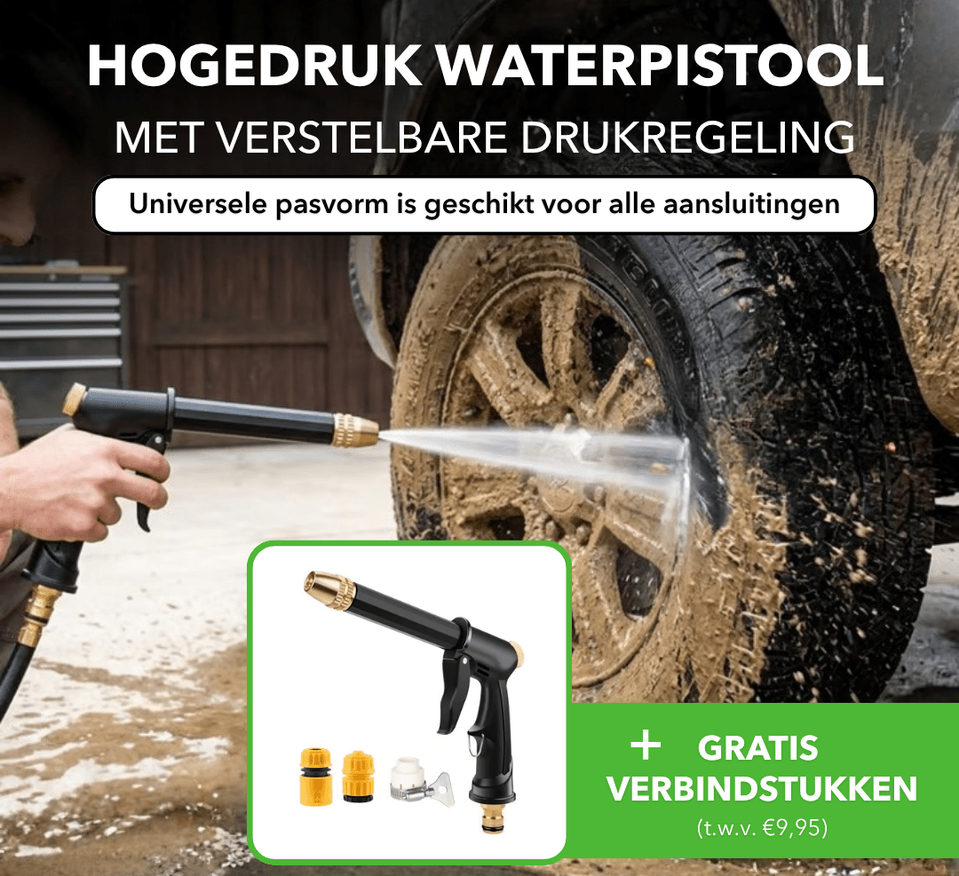 WashPro™ - Multifunctioneel hogedruk waterpistool voor grondige reiniging