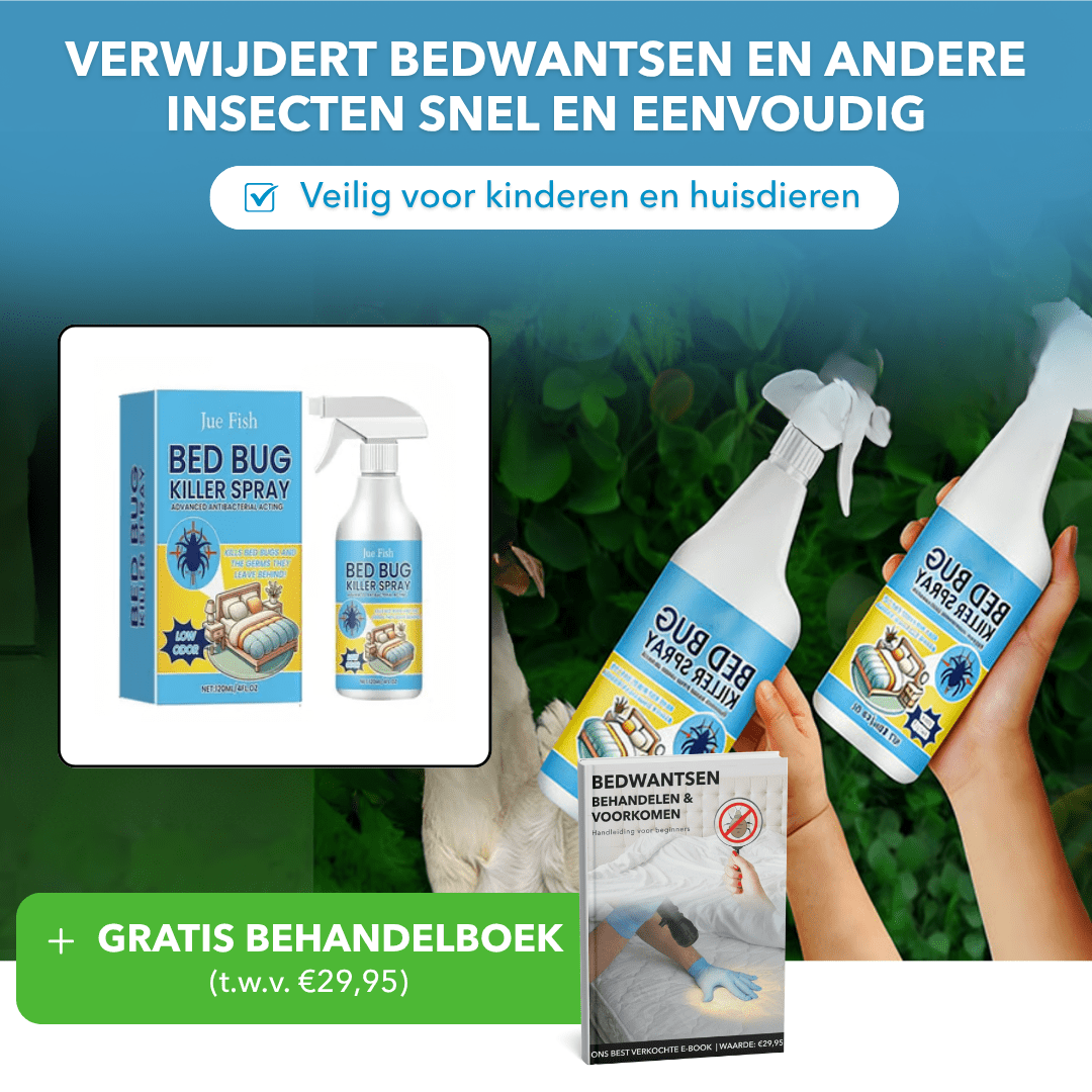 BugFree™ - Effectieve spray tegen bedwantsen en insecten