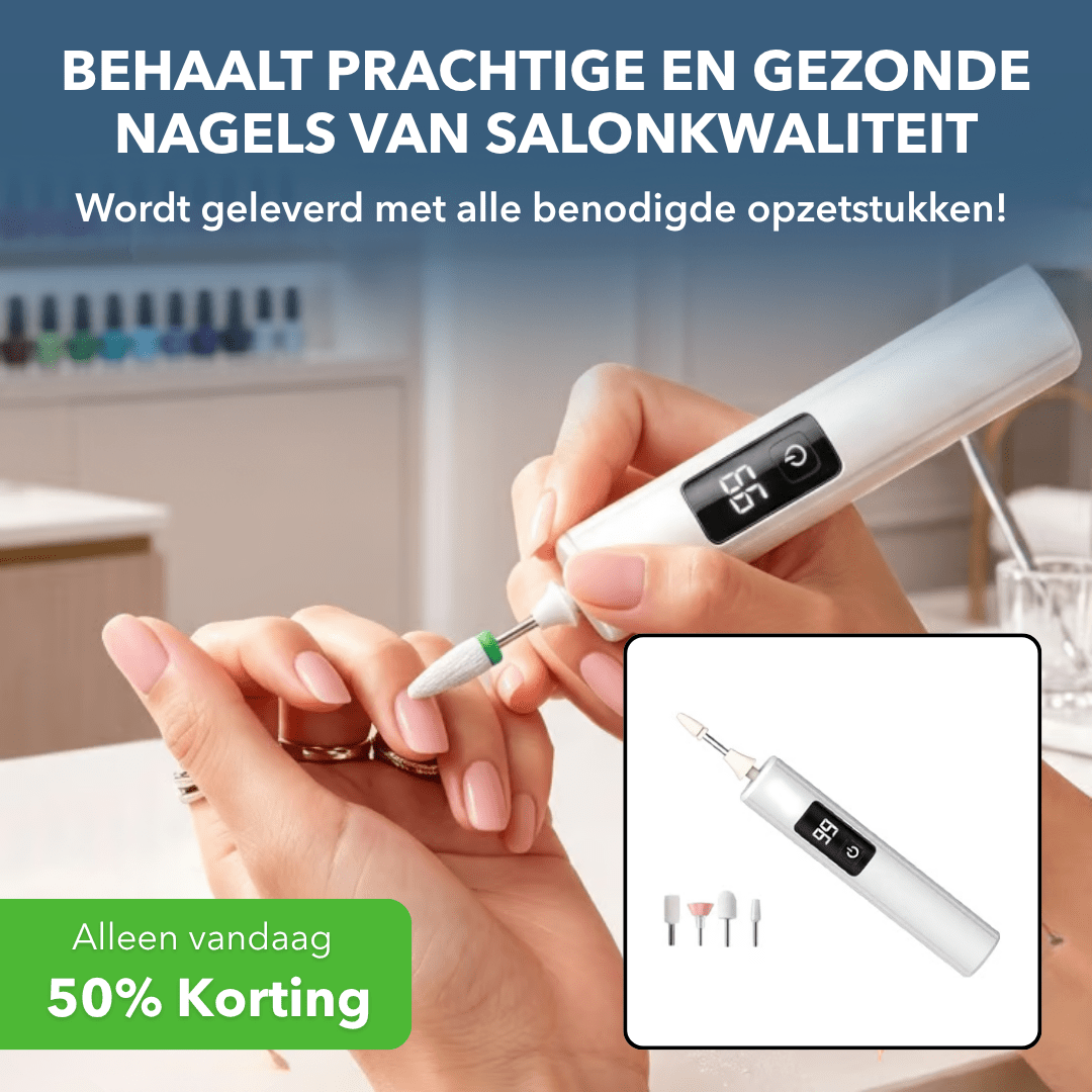 EasyNail™ - Oplaadbare nageltrimmer voor handen en voeten - Plofje