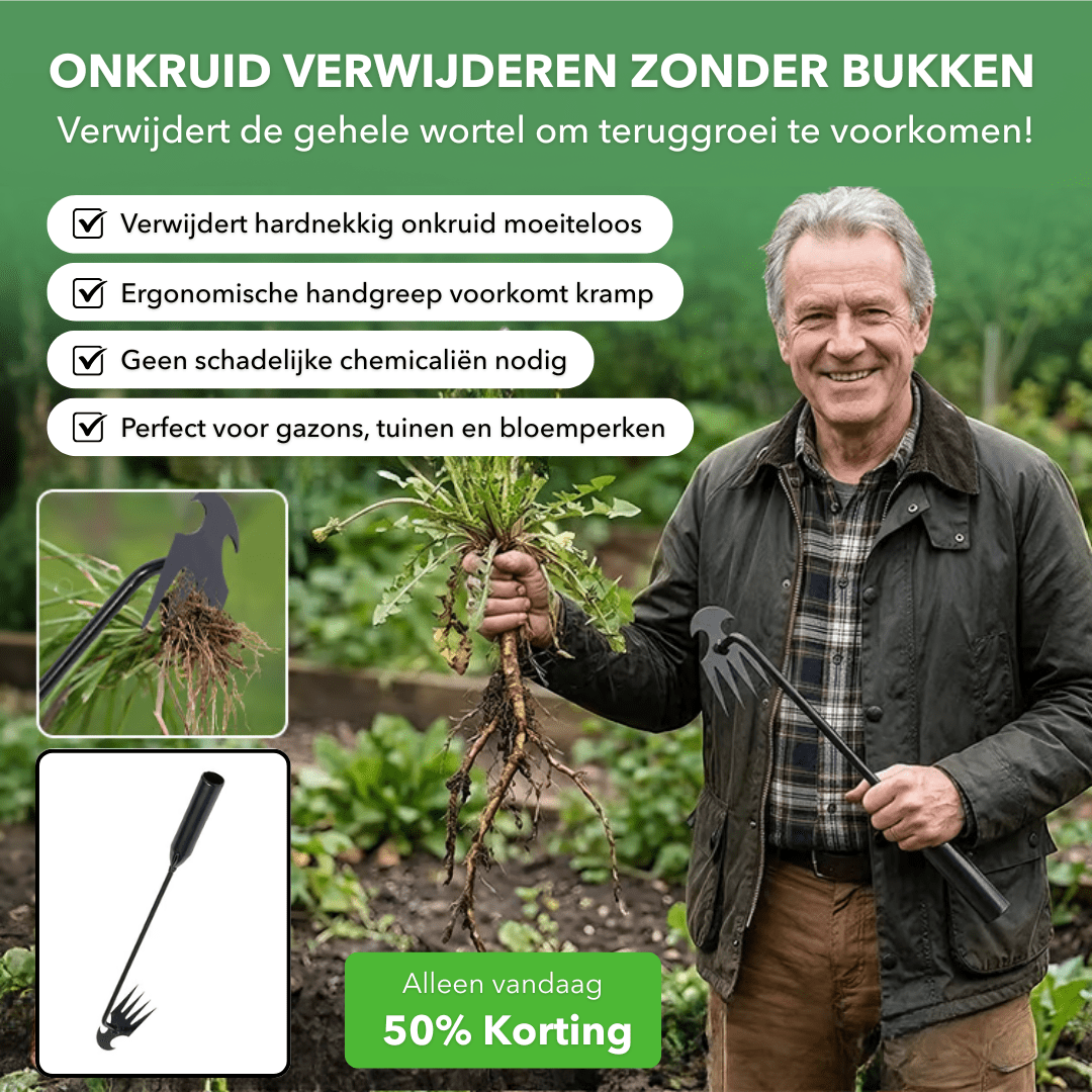 WeedPro™ - Professionele onkruidtrekker voor het verwijderen van wortels