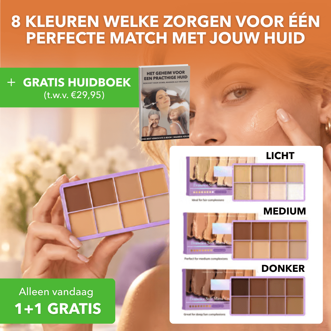 CoverBlend™ - Concealer palette voor een natuurlijke dekking - Plofje