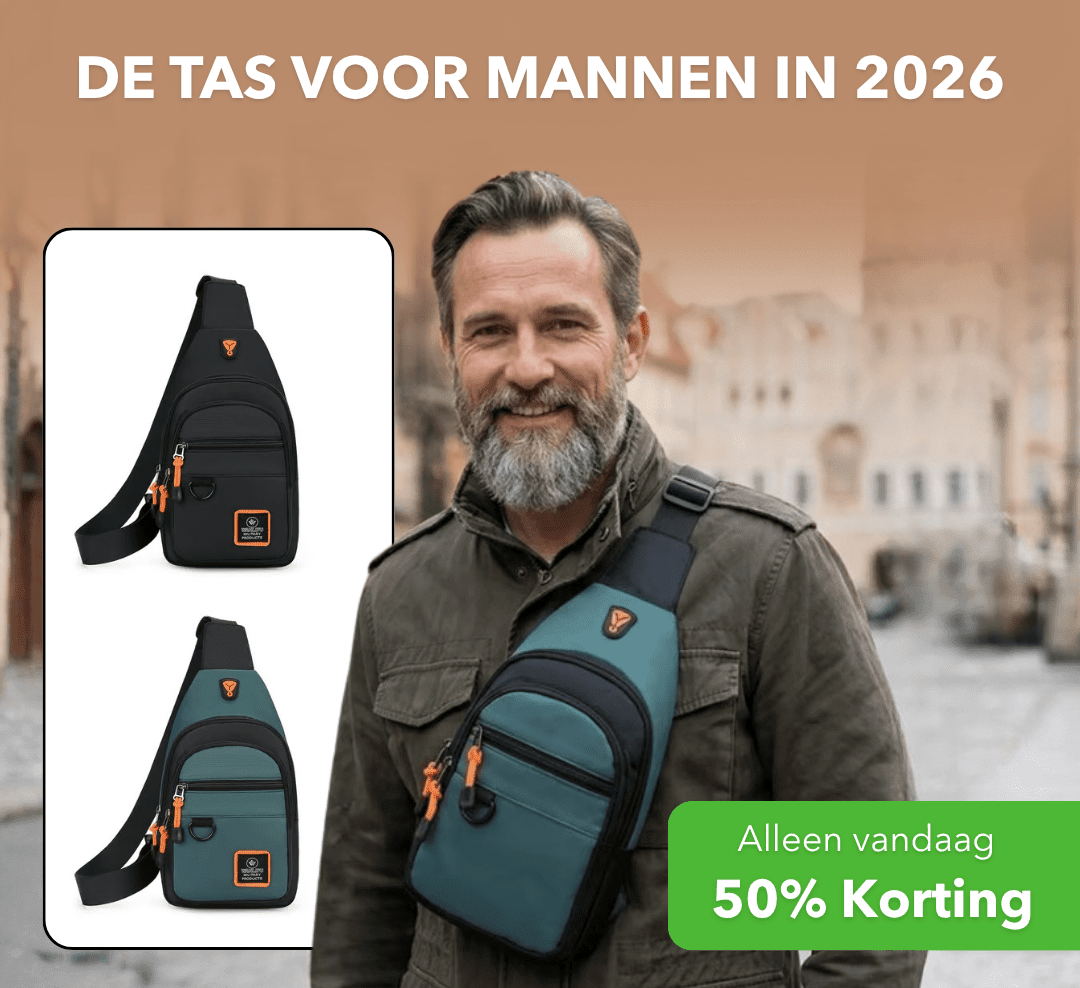 UrbanPack™ - Waterdichte crossbodytas met meerdere opbergvakken - Plofje