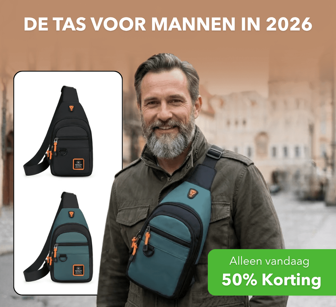 UrbanPack™ - Waterdichte crossbodytas met meerdere opbergvakken - Plofje