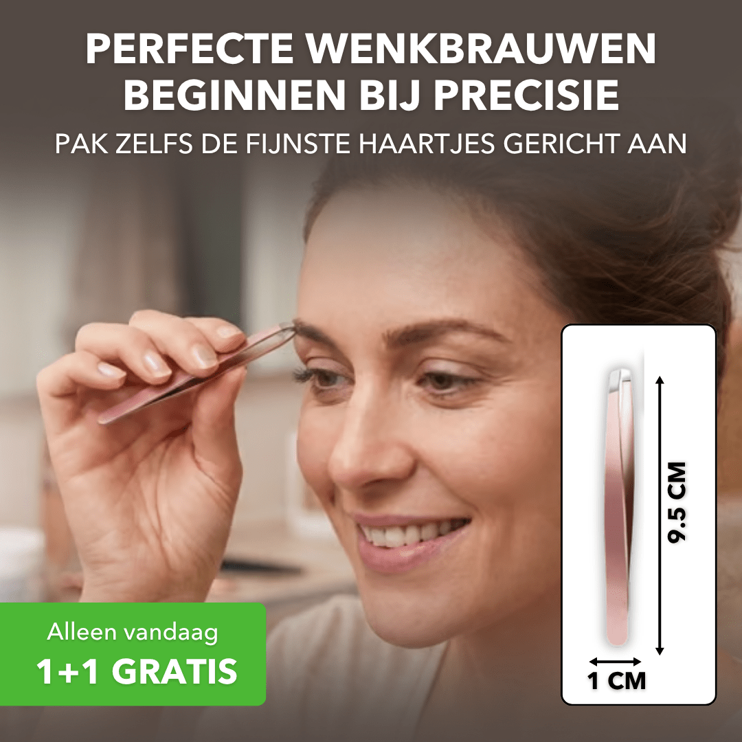 FineGrip™ - Precisiepincet met extra nauwkeurige grip - Plofje