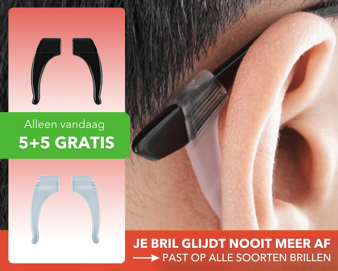 GripLens™ - Universele antislip brilhouders voor extra grip - Plofje