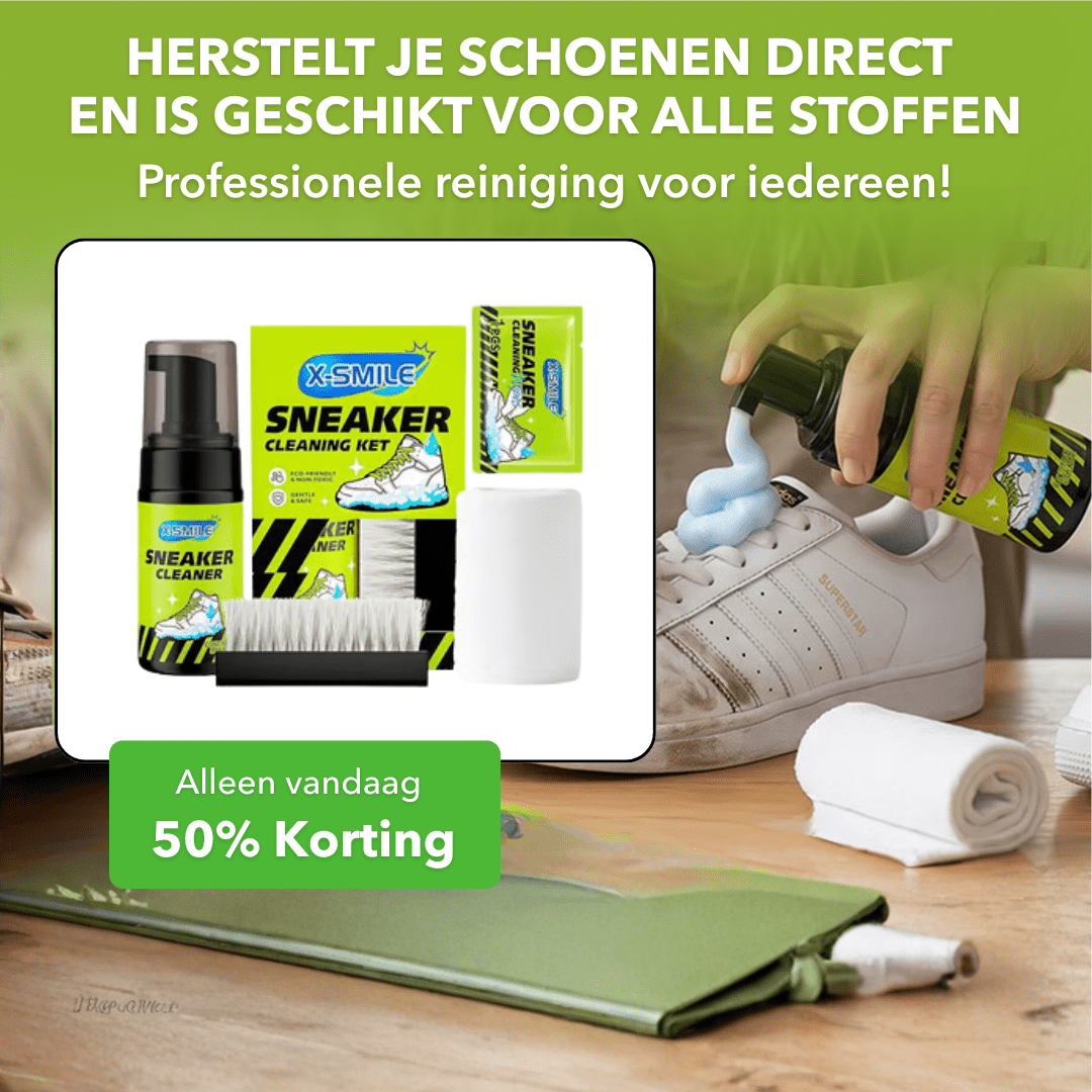 ShoeCare™ - Complete schoonmaakset voor alle schoenen - Plofje