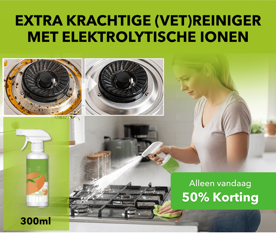 PowerClean™ - Extra krachtige keukenreiniger tegen vet en vuil