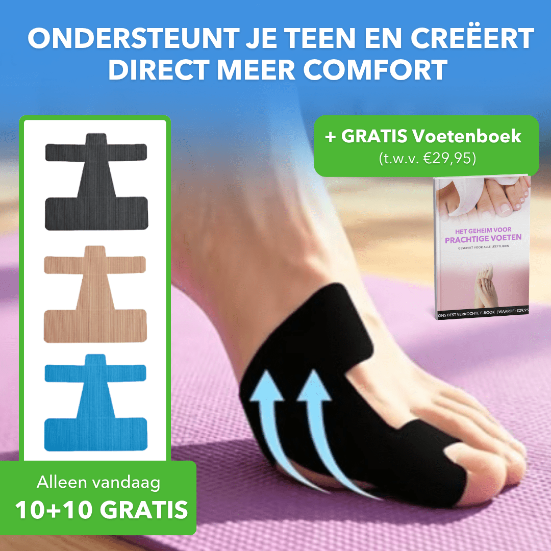 FeetFix™ - Ondersteunende pads voor de grote teen - Plofje