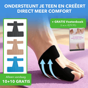 FeetFix™ - Ondersteunende pads voor de grote teen - Plofje