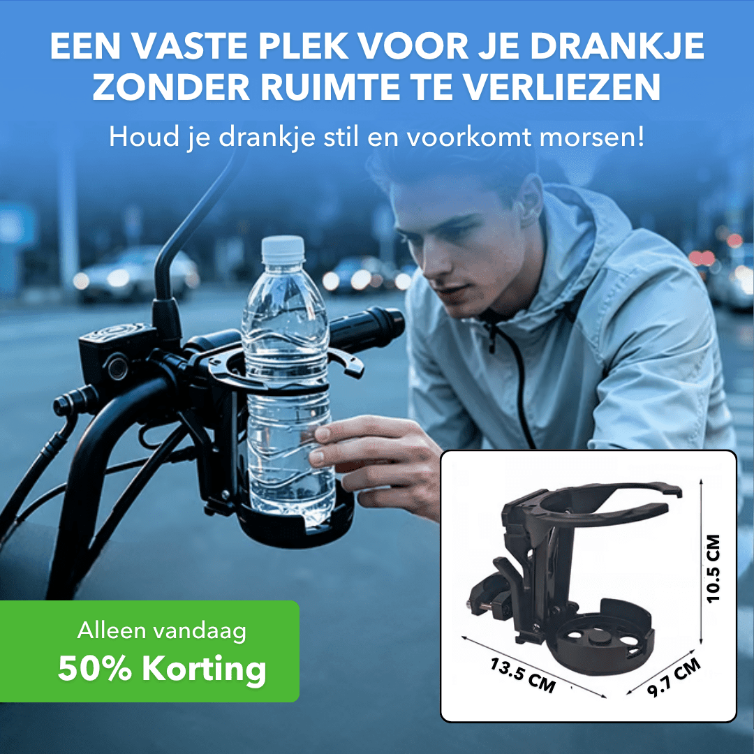 CupGrip™ - Stabiliserende bekerhouder met universele pasvorm - Plofje