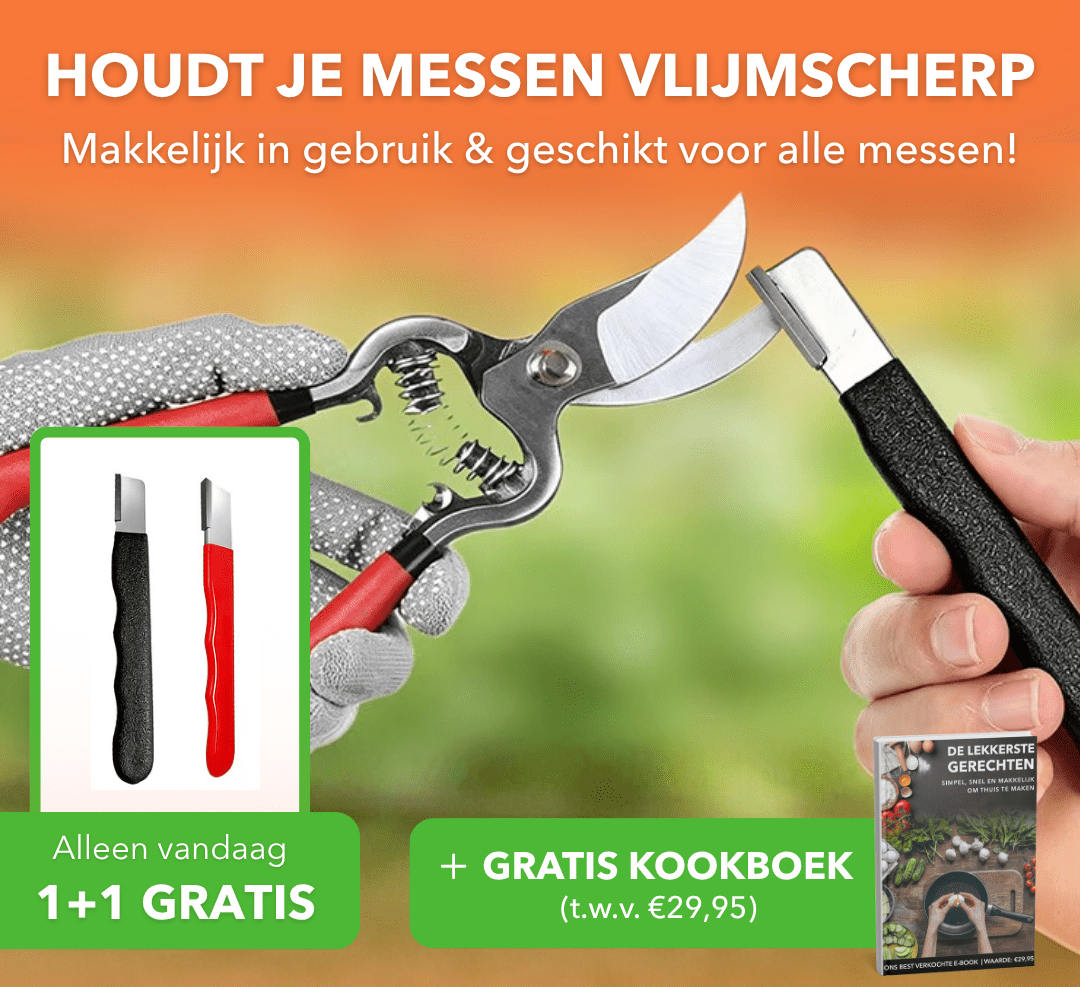 SharpPro™ - Ergonomische messenslijper met carbide slijpelementen - Plofje