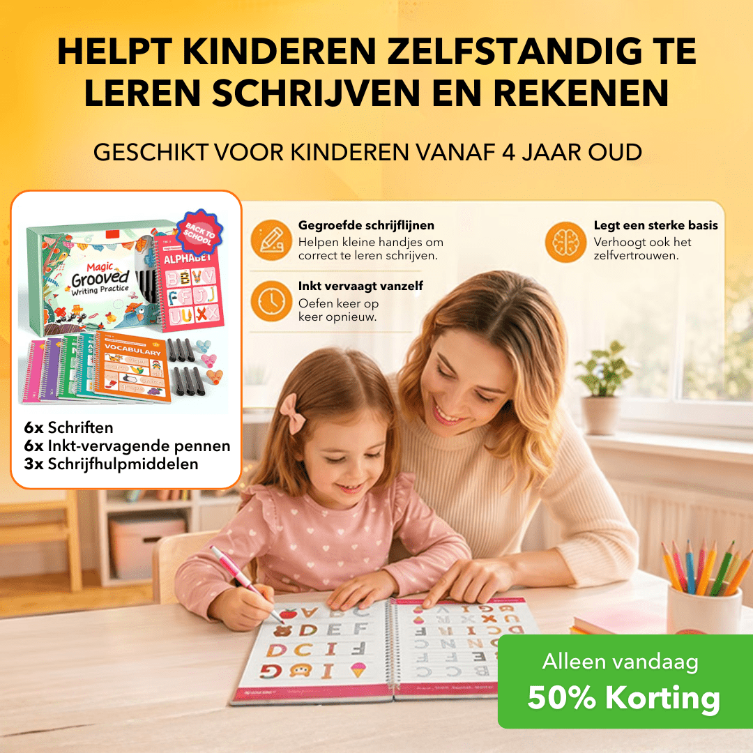WriteSmart™ - Herbruikbare oefenset om te leren schrijven