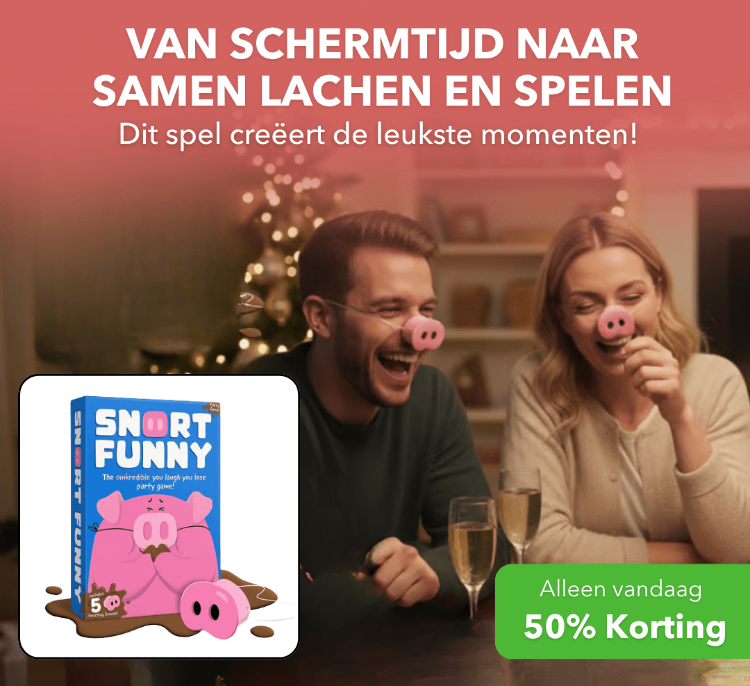 PiggyPlay™ - Grappig varkensneus puzzelspel voor het hele gezin - Plofje