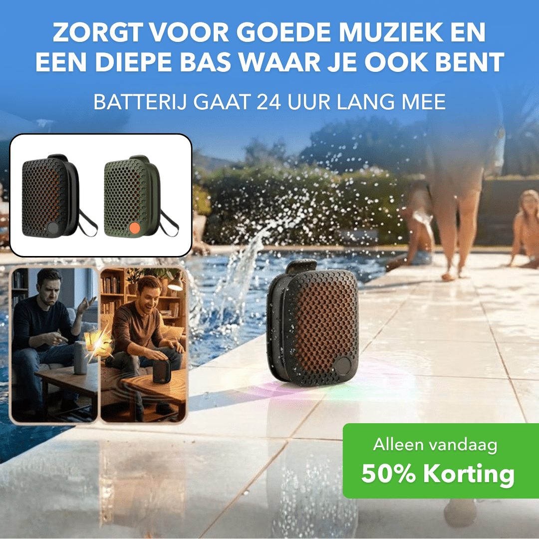 MonsterBox™ - Bluetooth-speaker met diepe bas en lange batterijduur - Plofje