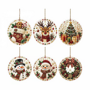 DiamondGlow™ - Diamond painting kerstboomhangers knutselset